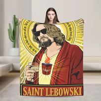Didysis Lebovskis Antklodės Šilta Purė Pliušinė Mesti Antklodė Sofai Kėdei Lovai Kelionei Biurui Flanelinis Patalynės Užvalkalas 100cmx150cm