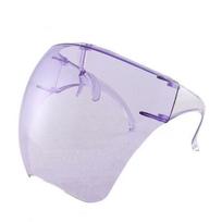 HD Face Shield Transparent 1pc Baffle Block Anti Droplet Dust-proof Cover for Commuting and Sports B5