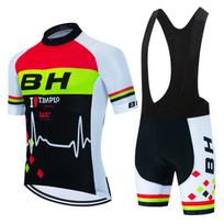 Mens MTB Cycling Jersey Set Short Sleeve Quick Dry Breathable Bike Apparel Ride XS