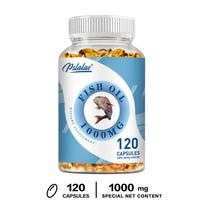 Pslalae - 1000mg Fish Oil Capsules - Omega-3 Fatty Acids - Heart and Brain Health 120*1