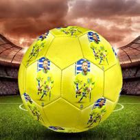 1PC Neymar World Class Star size 5 soccer ball PrahaIndoor Soccer Ball Colorful All Ages Machine Stitched PVC Competition Ready Durable High-Bounce