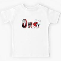 1nd Year Family Ladybug T-Shirts Gifts Daughter Kids T-Shirt 110