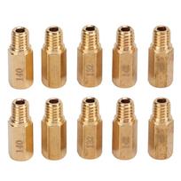 10Pcs Set Carburetor Main Jet Kit 130 132 135 138 140 142 145 148 150 152 Replacement for Keihin PWK PE OKO KOSO