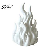 Eco Friendly PLA Material 3D Printed Flame Candle Holder Shade, Gothic Ambient Decor Figurine, Hollow Holiday Party Table Decoration Tealight 1pc balta