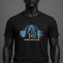 Dark Souls II T-Shirt, Dark Souls 2 Shirt, Knight Soulslike Game Tee, Fantasy RPG Graphic Shirt, Gamer Gift S