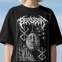 Berserk Anime T-Shirt: Behelit Dark Fantasy Manga Tee, Vintage Gothic Unisex Shirt L