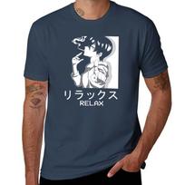 Aesthetic Japanese Game Over Anime Boy Soft Grunge Harajuku TShirt Basic Tee Shirt for Everyday Outfit S