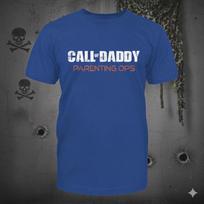 Call Of Daddy Parenting Ops - Distressed Gaming Parody T-Shirt: Funny Gamer Dad Gift 3XL