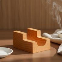 Sushi Taco Holder Reusable Roll Effortless to Serve Wooden for Restaurant, Party, 75-55-4cm Inner