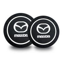 Automobilio priedai Puodelio laikiklis Vandens puodelio butelio laikiklis Neslystanti pagalvėlė Skirta Mazda 3 6 CX5 2 CX3 CX9 MX5 RX8 Axela Demio MS CX5 2 Axela Demio Atenza MS GJI 2Pcs black