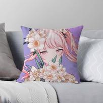 Roject SEKAI Akiyama Mizuki Pillow Cover Sofa Cushion Cover Home Room Decoration Children Gift 12x12Inch