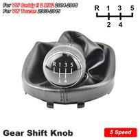5/6 Greičių VW Touran Caddy MK2 2003 2004 2005 2006 2007 2008 2009 2011 2012 2013 2014 2015 Pavarų perjungimo svirties rankenėlė odinis Gaubtas 5 Speed