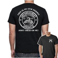 This Is My Gun Permit Dont Tread on Me 2nd Amendment TShirt 100 Cotton ONeck Summer Short Sleeve Casual Mens Tshirt S gray