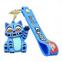 Best Seller Cartoon Kpop Demon Hunters Girls Action Figures Keychain Music Girl Group Singer Pvc Model Collection Kid Beautiful Gift Toy