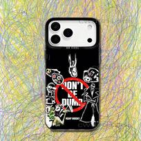 A-ASAP Dont Be Dumb R-Rocky Phone Case For iPhone 17,16,15,14,13,12,11,X,8,7,Pro,Max,Plus,SE4,Air,Mini IMD Gray Hard Matte iPhone11
