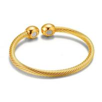 Reguliuojama magnetinė atviru kraštu apyrankė porai Metalinė apyrankė Su sriegiu Papuošalai juoda