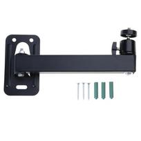 Metal Projector Support Wall Mount Holder Stand with Multiple Angle Adjustment Foldable for Cameras and Small Projectors