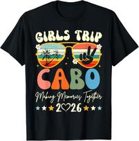 Girls Trip Cabo 2026 Summer Vacation Group Travel T-Shirt S įvairiaspalvis