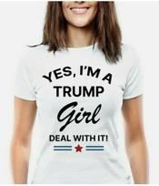 I'm Trump Girl Donald Trump T shirts President Political Funny Trump 2024 shirt S
