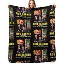 The Price Is Right Bob Barker 1923 Throw Blanket Flannel Fleece Soft Warm Throw Blanket Size: 75*100cm, Weight: 230 GSM