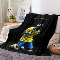 Last Samba Legend printed flannel breathable and warm blanket, a stylish home gift, suitable for home, office and bedspread use. 15a146 75cmx90cm