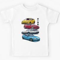 JDM Mix. Civic, CRX, Integra Kids T-Shirt 100