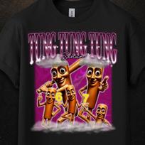 Tung Tung Tung Sahur T Shirt, Trulimero Trulicina, Tralalero Tralala, Brainrot Shirt, Italian Brainrot Gift M