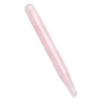 1PC Natural Stone Carving Polished Massage Health Relaxation Crystal Stick(Pink Quartz)