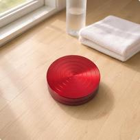 Ballet Turning Disc Board Aluminum Alloy Figure Skating Rotator OnePiece Metal Dance Rotation Red Mini 8x2-3cm