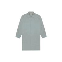 Fear Of God Essentials Drop 2 SS23 Long Coat Sycamore Solid Color Button Long American Heavyweight Trench Coat Unisex Coats Fog-Blue FOG-SS23-348 L