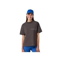 Fear Of God Essentials Ss23 Solid Color Logo Embroidered Short Sleeve Regular T-Shirt Women Tops Purple FOG-SS23-104 M
