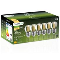 6X Żarówka Led E27 Kulka P45 4W = 40W 470Lm 3000K Ciepła 360° Filament Lumiled