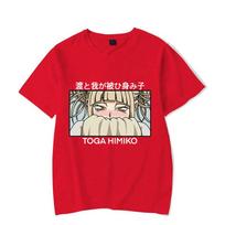 Funny Anime Himiko Toga Printed Shirt Women'S Casual Personality T-Shirt Unisex Summer Cute Anime Himiko Toga T-Shirt Tops S