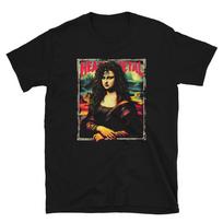 Heavy Metal Mona Lisa Retro Rocker Mona Lisa Short-Sleeve Unisex T-Shirt Unisex T-Shirt XL