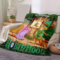 1pc, Disney Robin Hood Wanted Poster Blanket,Home Decorative, Couch Cover, Outdoor Blanket, Gift 80x120cm