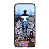 Phone Case for Samsung Galaxy S25 S23 S22 S24 Ultra FE A05 A06 A15 A16 A36 A37 A35 A54 A55 A56 A57 A25 A26 A53 Attack On Titan Eren Jaeger Anime Cover for Xiaomi Poco X7 Pro 5G rausvai ruda