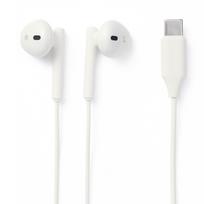 MUJI Mobile Earphones with Microphone, USB-C Type, White, MJ-UE1, 84463532