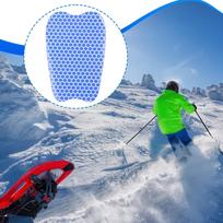 Ski Shin Guard for Men Gear Professional High Performance Blue