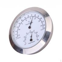 Silver Round and Hygrometer for Guitar Violin Case