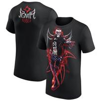 Men's Black Penta Portrait 3D Printed T-shirt for Summer Outdoor Sports Short Sleeved Clothing, Simple Daily Casual Round Neck Top 5XL