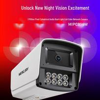 MERCURY Dual-Light Full-Color Night Vision Outdoor IP Camera CN plug (adapter included) 6mm