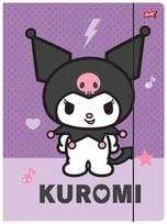 Kuromi A4 segtuvas su gumyte mergaitei