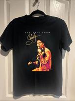 Shakin' Stevens The Epic Tour Black Cotton T Shirt Full Size S-5XL S