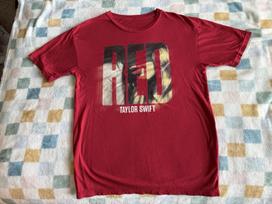 Taylor Swift Red Tee T-Shirt Medium S gray