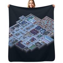 The Howlin Hugs Office Throw Blanket No Pilling Soft Warm Blanket for Bed Size: 75*100cm, Weight: 230 GSM