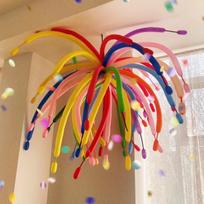 Gongxun Birthday Scene Decoration Balloon Hanging Banner Creative Atmosphere Dopamine Colorful Balloons