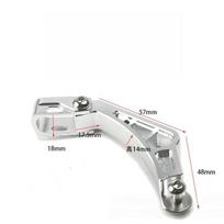Universal CNC Bent Motorcycle Brake Hose Bracket 1 Set Aluminum Alloy Durable Construction Short For hond