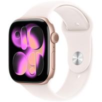 Apple Watch Series 11 Gps 46Mm Rose Gold Aluminium Case With Light Blush Sport Band - S/M,Model A3333 46 mm