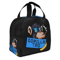 Gorilla Tag VR Hot Game  Insulated Lunch Bag for Work School  Waterproof Thermal Cooler Lunch Box Women Men One Size