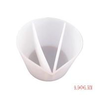 1 Pc Epoxy Silicone Color Mixing Cup Toning Dispensing Cup DIY Craft Casting Tool  Silicone Color Cup Silicone Compartment Cup 3 holes